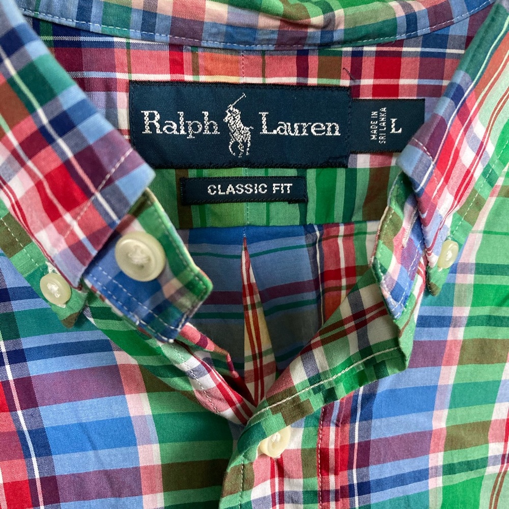 Polo L button down